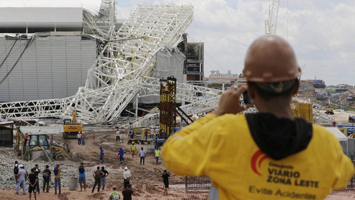 Brazil Stadium Collapse