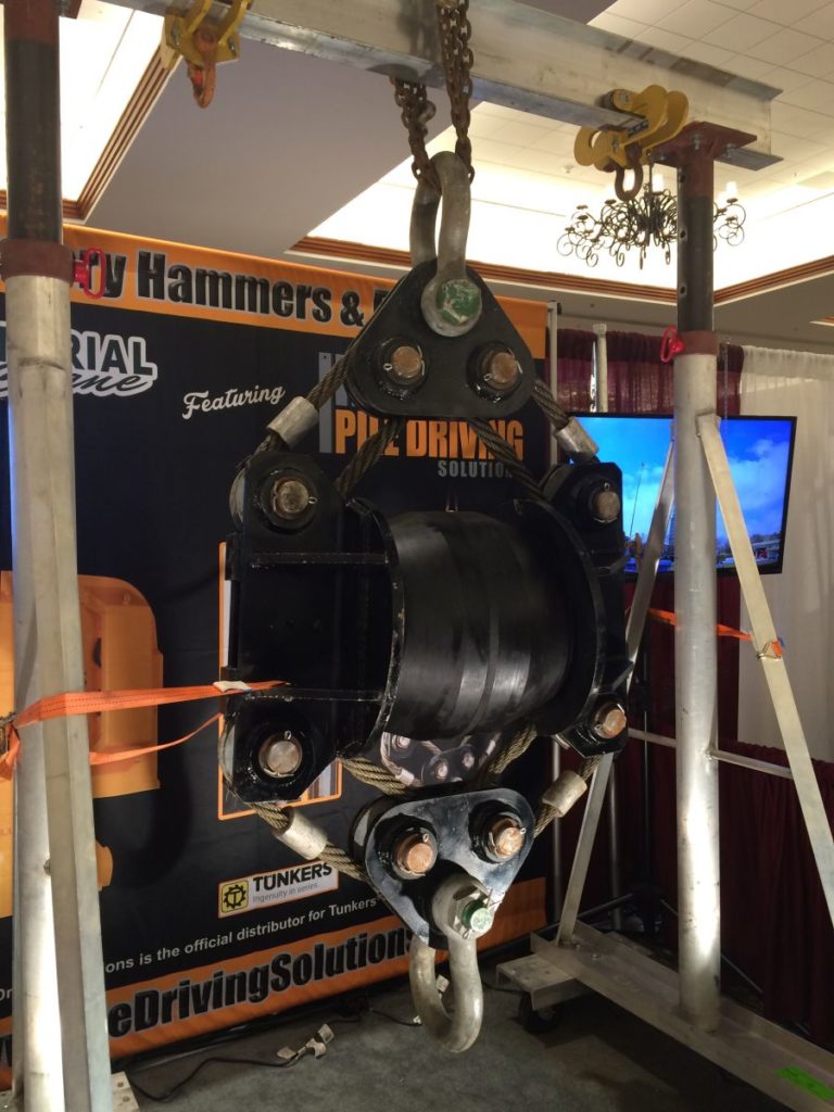The Tunker vibratory damper is available through Pile Driving Solutions in the U.S.