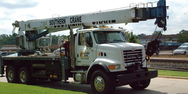 Southern Crane is a big help to CVA on installation day.