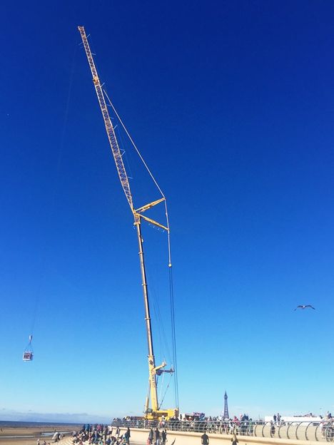 NMT supplied a 700 tonne Terex AC700 with full luffing jib with a height of 146 metres