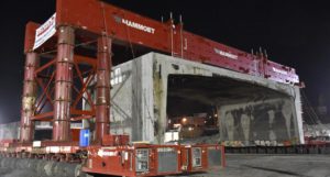 mammoet canada spmt tunnel removal