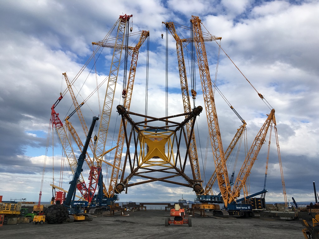 Job Story - Sarens - Demag crawler cranes ⋆ Crane Network News