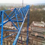 Raimondi tower cranes on Swiss job site