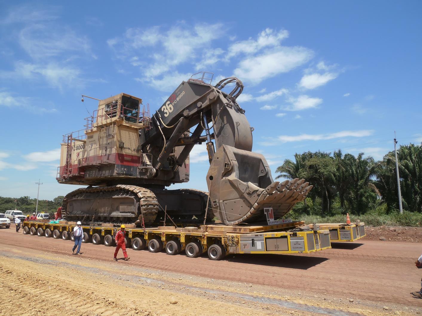 Transportes Montejo Moves Excavator Crane Network News