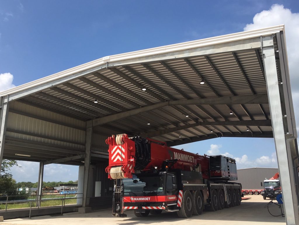 Mammoet introduces sustainable wash rack at Rosharon facility ⋆ Crane